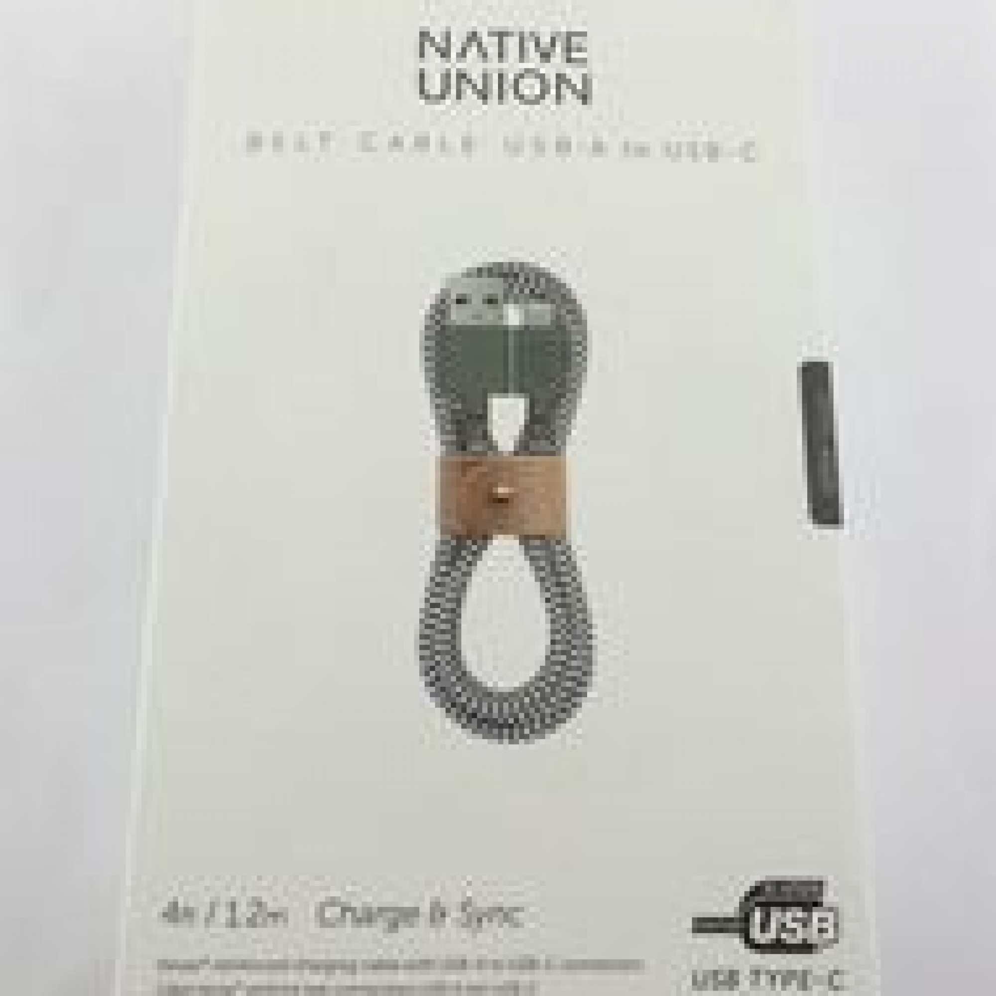 Кабель Native Union Belt Cable Lightning Zebra (3M) V2